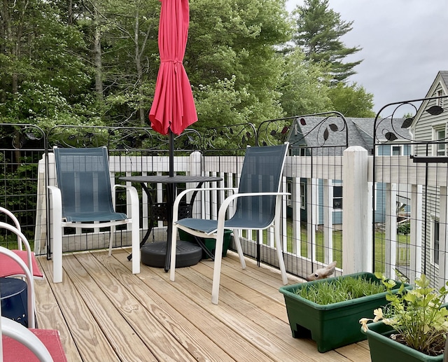 10 Aegis Dr Unit B, Bath, ME 04530 - view of wooden deck