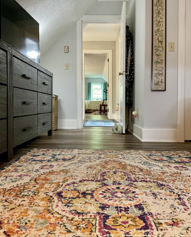 10 Aegis Dr Unit B, Bath, ME 04530 - hall featuring wood finished floors and vaulted ceiling
