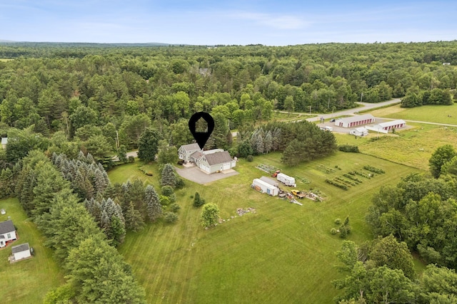 3729 Union St, Levant, ME 04456 - overview of rural landscape featuring a heavily wooded area