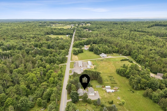 3729 Union St, Levant, ME 04456 - drone / aerial view of a forest