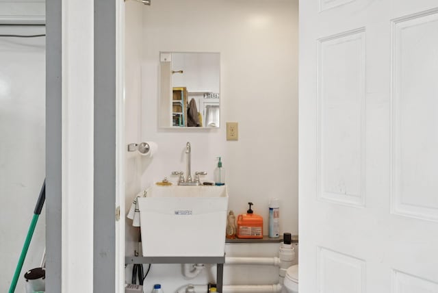 3729 Union St, Levant, ME 04456 - bathroom with toilet and a sink