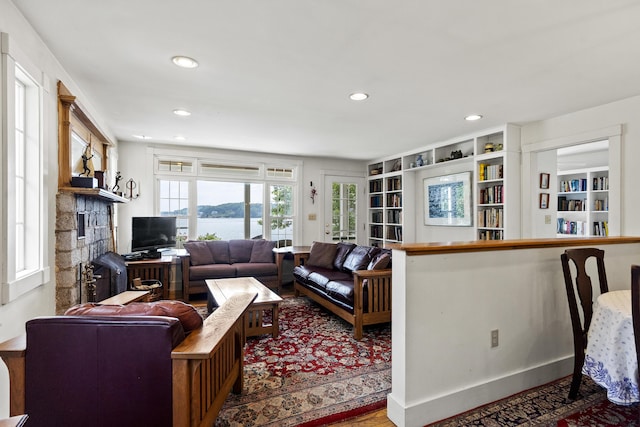 28 Will Alley Rd, South Bristol, ME 04568 - living area with recessed lighting and wood finished floors