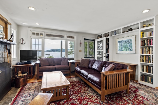 28 Will Alley Rd, South Bristol, ME 04568 - living area featuring recessed lighting