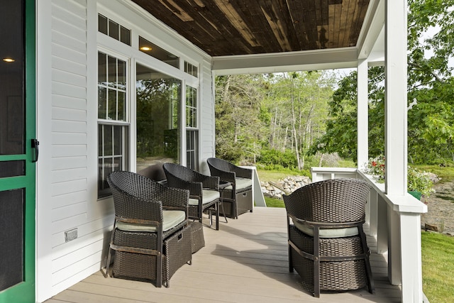 28 Will Alley Rd, South Bristol, ME 04568 - view of wooden deck