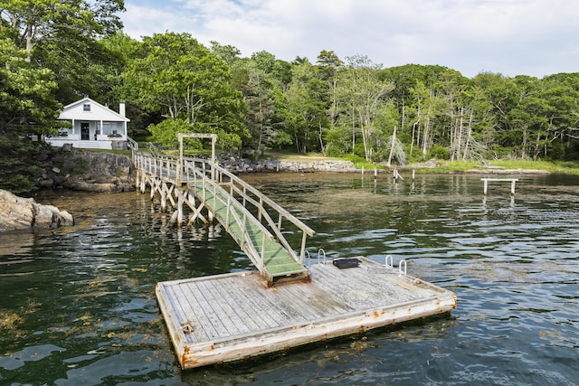28 Will Alley Rd, South Bristol, ME 04568 - dock with a water view and a wooded view