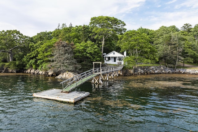 28 Will Alley Rd, South Bristol, ME 04568 - dock with a water view and a wooded view