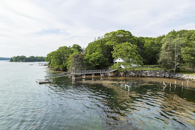 28 Will Alley Rd, South Bristol, ME 04568 - water view with a boat dock