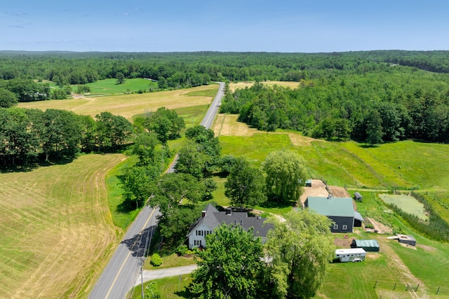253 Quaker Meeting House Rd, Durham, ME 04222 - aerial view of sparsely populated area featuring a forest