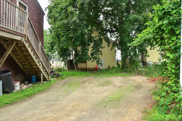 40 Chapel St, Augusta, ME 04330 - view of yard featuring stairs