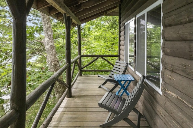 127 Appalachee Rd, Boothbay Harbor, ME 04538 - view of wooden terrace