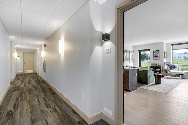 218 Washington Ave Unit 408, Portland, ME 04101 - hall featuring wood finished floors
