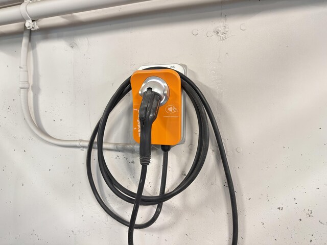 218 Washington Ave Unit 408, Portland, ME 04101 - garage view of car charger