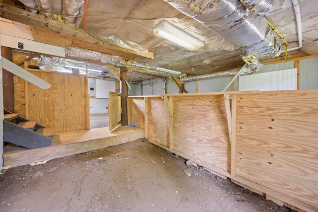 36 Palmer Rd, Etna, ME 04434 - view of unfinished basement