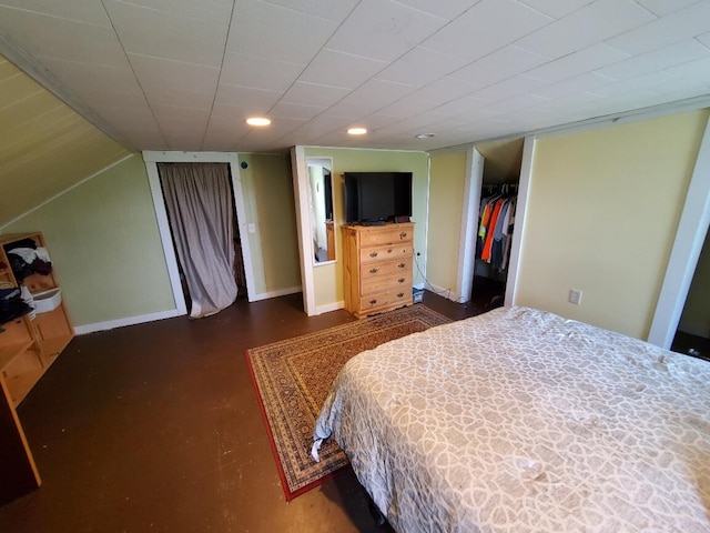 523 Exeter Rd, Corinth, ME 04427 - bedroom with recessed lighting and a closet
