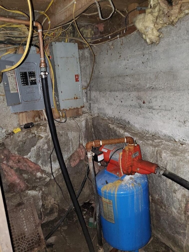 523 Exeter Rd, Corinth, ME 04427 - utility room with electric panel