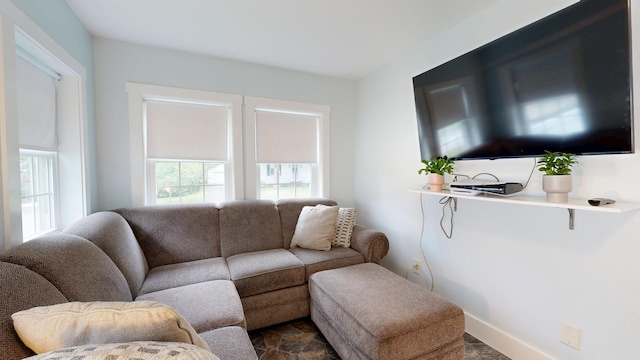 11 Southern Ave, Augusta, ME 04330 - living room featuring dark stone finish flooring
