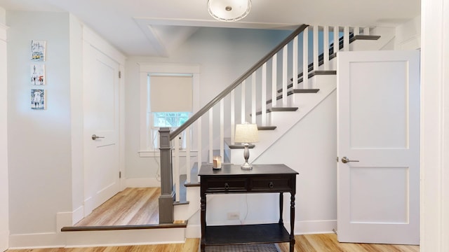 11 Southern Ave, Augusta, ME 04330 - stairway featuring wood finished floors and baseboards