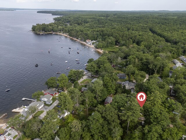 9 Sarah Ln, Standish, ME 04084 - view of property location with a heavily wooded area and a large body of water