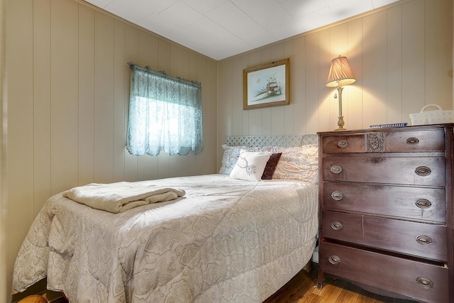9 Sarah Ln, Standish, ME 04084 - bedroom featuring wood finished floors and wooden walls