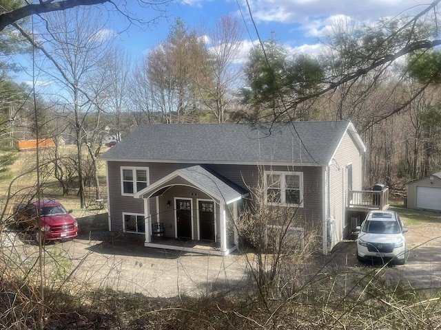 28 Kayla Way, Gorham, ME 04038 - rear view of property featuring a shingled roof