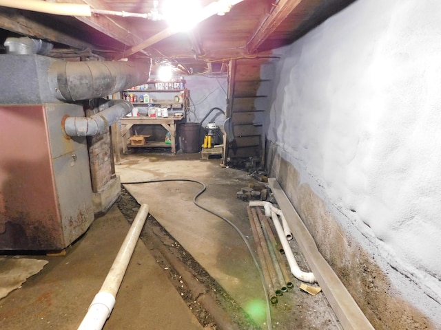 10 Liberty St, Dexter, ME 04930 - view of unfinished below grade area