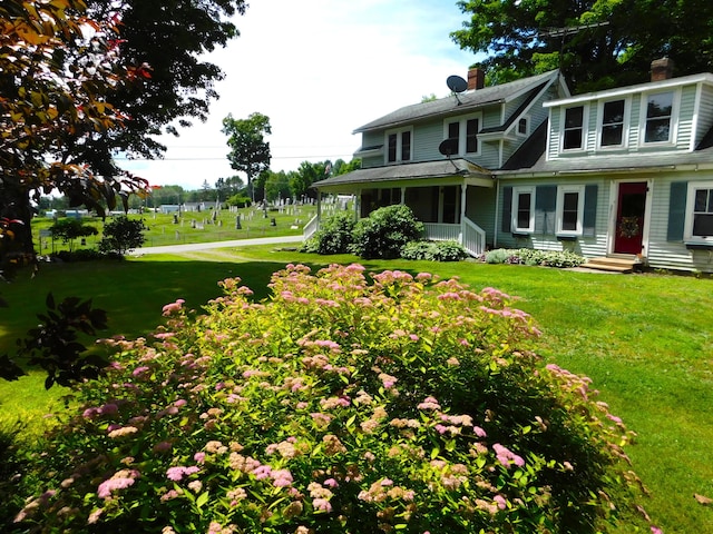 10 Liberty St, Dexter, ME 04930 - view of grassy yard with entry steps