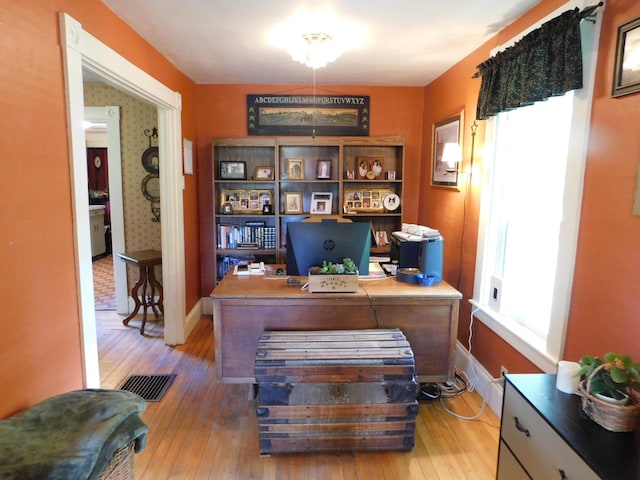 10 Liberty St, Dexter, ME 04930 - office featuring wood-type flooring