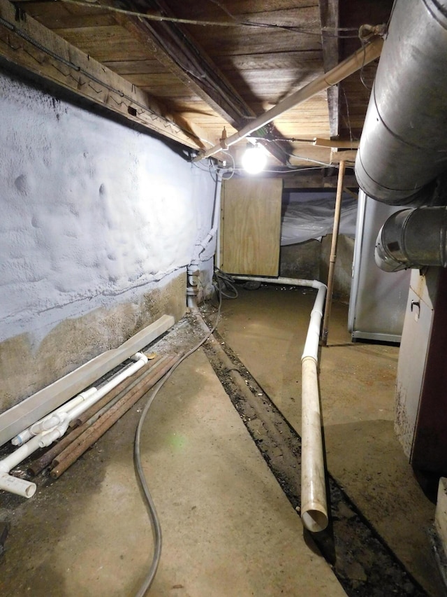 10 Liberty St, Dexter, ME 04930 - view of unfinished below grade area