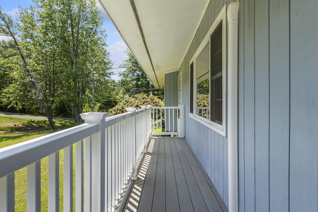 232 Augusta Rd, Topsham, ME 04086 - view of wooden deck