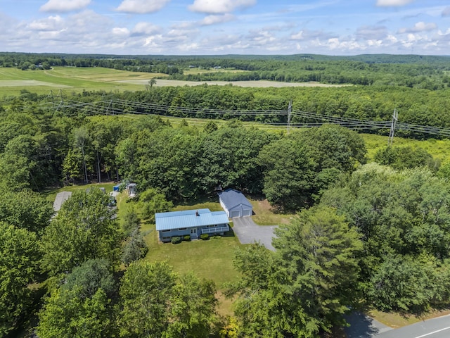 232 Augusta Rd, Topsham, ME 04086 - view of subject property featuring a heavily wooded area