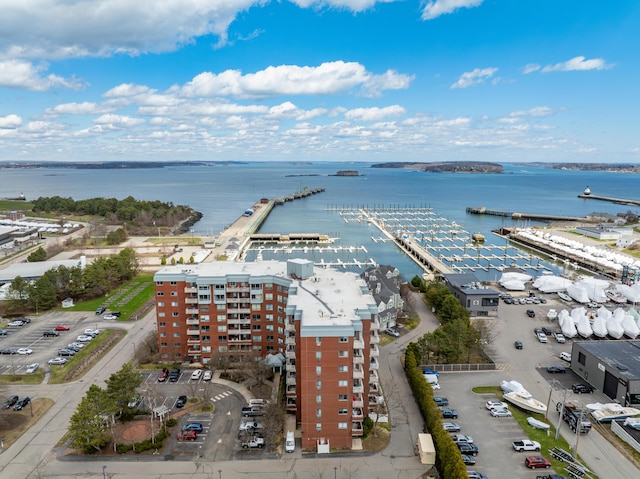 148 Breakwater Dr Unit 808, South Portland, ME 04106 - drone / aerial view of a large body of water