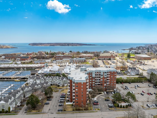 148 Breakwater Dr Unit 808, South Portland, ME 04106 - aerial view of a nearby body of water and a marina