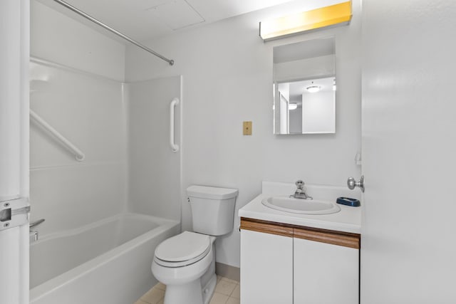 148 Breakwater Dr Unit 808, South Portland, ME 04106 - bathroom featuring vanity, shower / tub combination, and tile patterned flooring