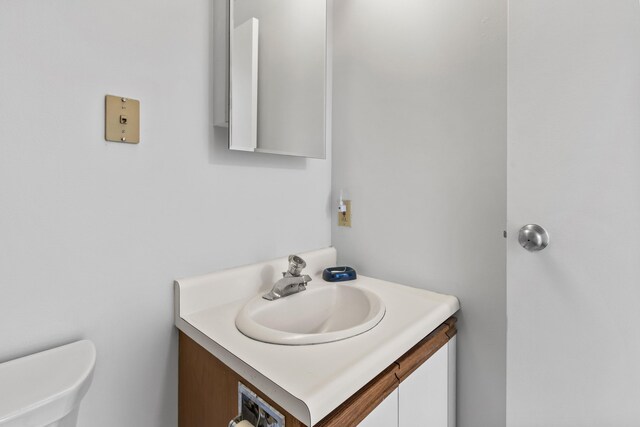 148 Breakwater Dr Unit 808, South Portland, ME 04106 - half bathroom featuring vanity and toilet