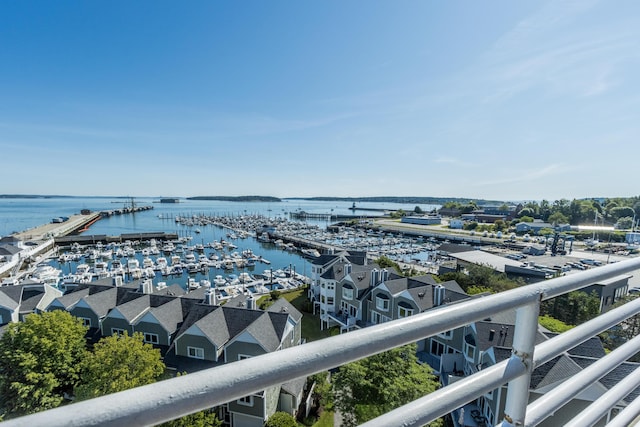 148 Breakwater Dr Unit 808, South Portland, ME 04106 - water view featuring a marina