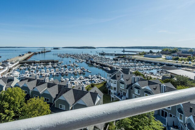 148 Breakwater Dr Unit 808, South Portland, ME 04106 - water view featuring numerous boat docks
