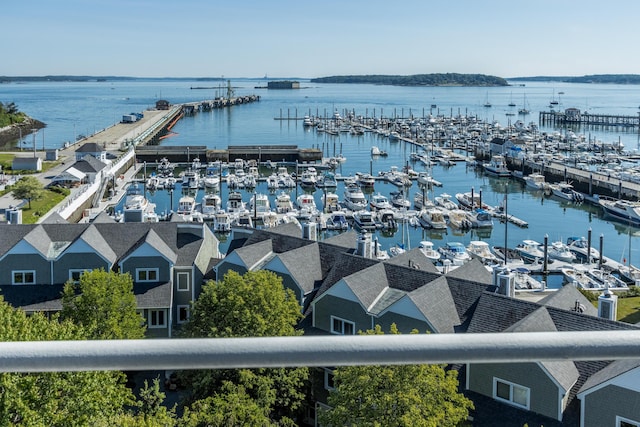 148 Breakwater Dr Unit 808, South Portland, ME 04106 - water view with a marina