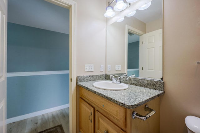 18 Wilson Dr, Westbrook, ME 04092 - bathroom featuring vanity and wood finished floors