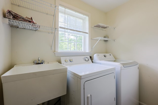 18 Wilson Dr, Westbrook, ME 04092 - laundry room featuring separate washer and dryer