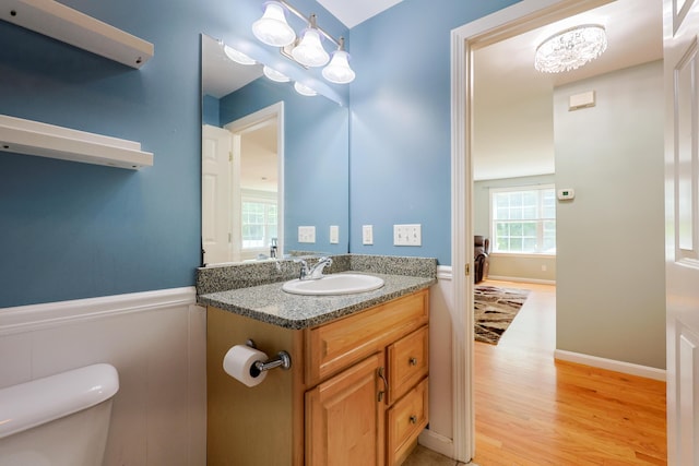 18 Wilson Dr, Westbrook, ME 04092 - bathroom with wood finished floors and vanity