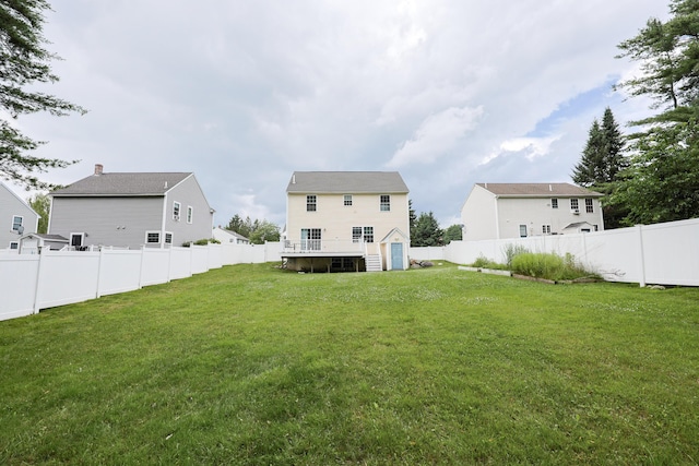 18 Wilson Dr, Westbrook, ME 04092 - rear view of house featuring a fenced backyard and a shed