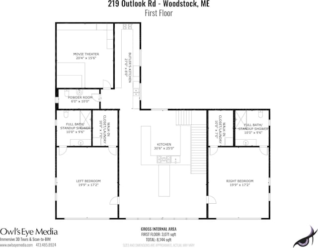 219 Outlook Rd, Woodstock, ME 04219 - view of floor plan / room layout