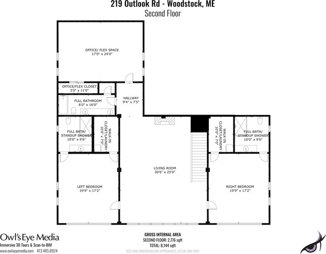 219 Outlook Rd, Woodstock, ME 04219 - view of home floor plan