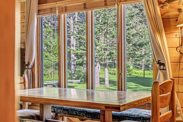 642 Mingo Loop Rd, Rangeley, ME 04970 - dining area featuring healthy amount of natural light