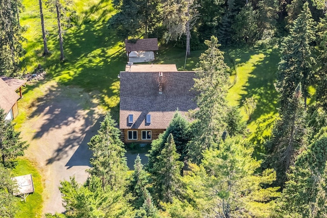 642 Mingo Loop Rd, Rangeley, ME 04970 - view from above of property