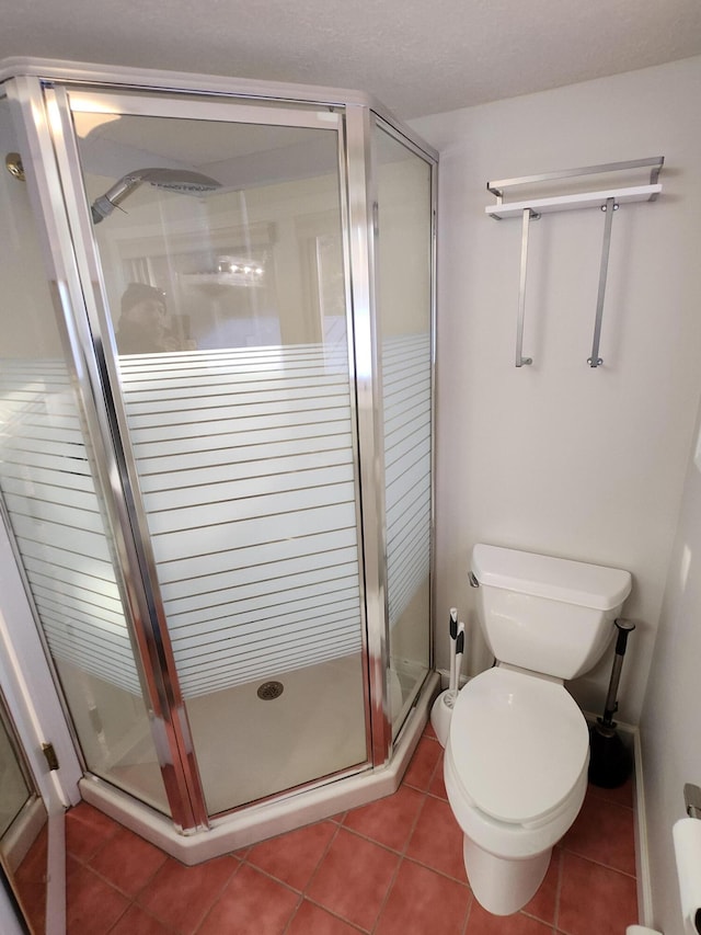 69 Scott Dr, Monmouth, ME 04259 - full bathroom featuring a shower stall and tile patterned floors