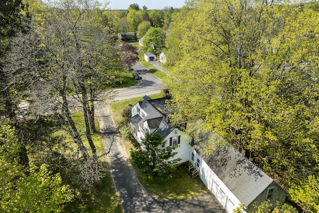 15 Winter St, Topsham, ME 04086 - view from above of property with a forest