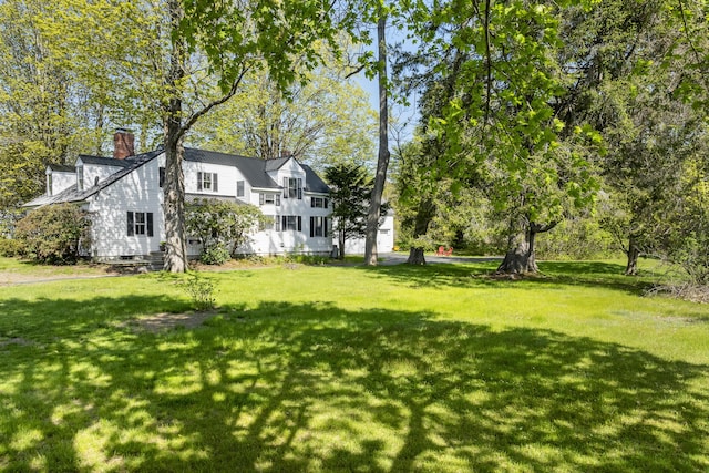 15 Winter St, Topsham, ME 04086 - view of green lawn with view of scattered trees