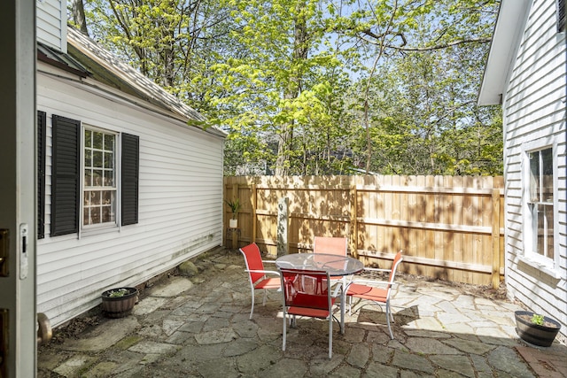 15 Winter St, Topsham, ME 04086 - view of patio / terrace featuring outdoor dining space