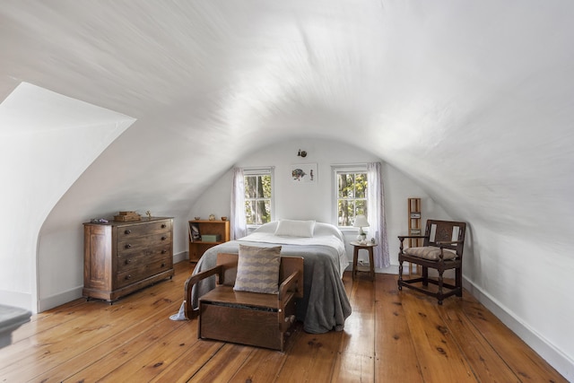15 Winter St, Topsham, ME 04086 - bedroom with lofted ceiling and light wood finished floors